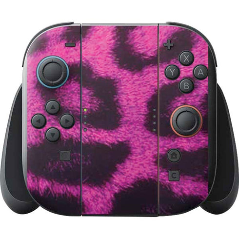 Pink Leopard Spots Nintendo Switch 2 (2025) with Joy-Con Skin